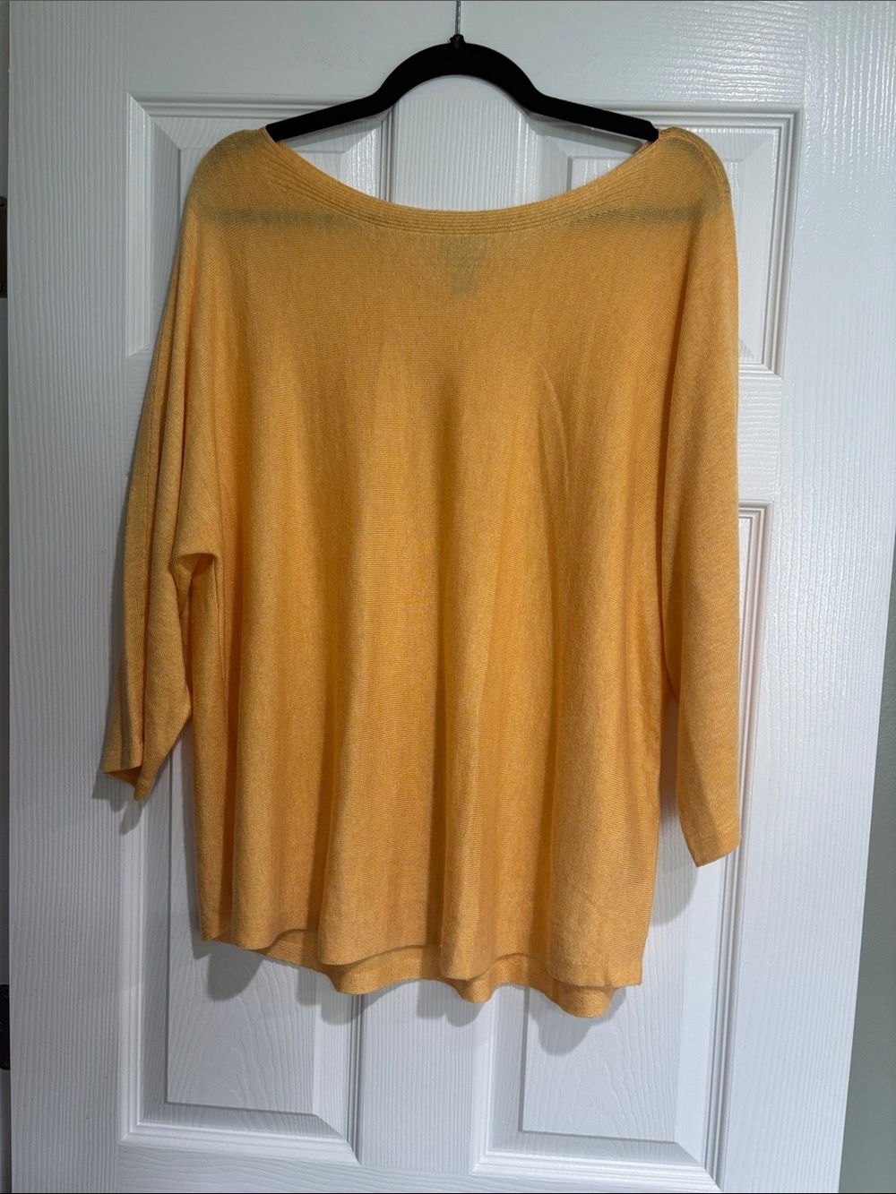 2/$22. Chico's Soft Yellow Off-the-Shoulder Knit Sweater